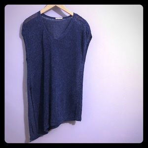 Eileen Fisher loose weave sleeveless sweater